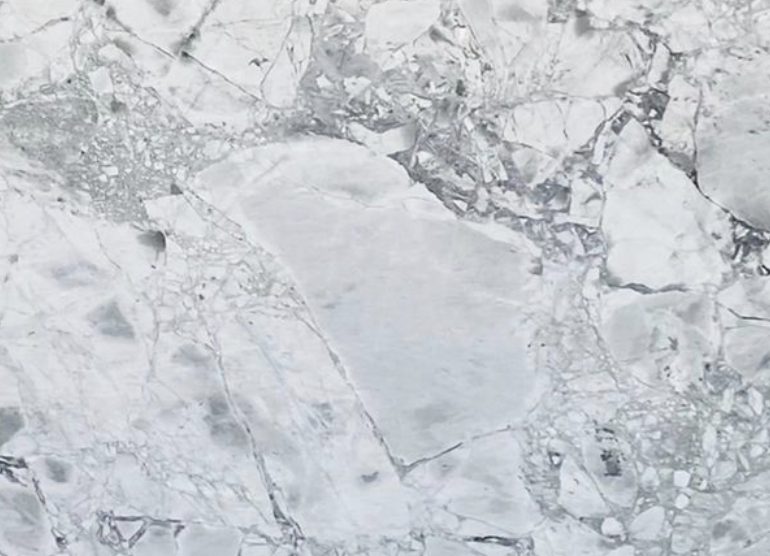 Super White Marble 3CM Leather